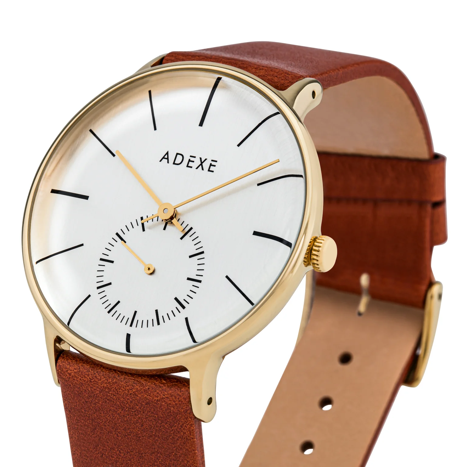 ADEXE watch Freerunner Grande Gold & Brown - Image 2