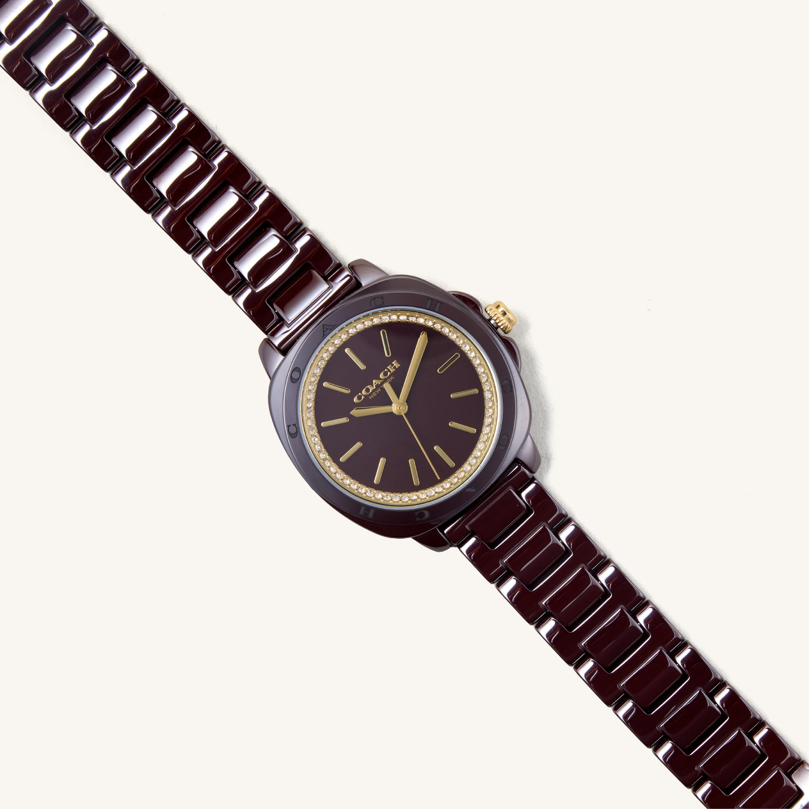 Coach Watch Kitt Burgundy 14504403 - Image 2