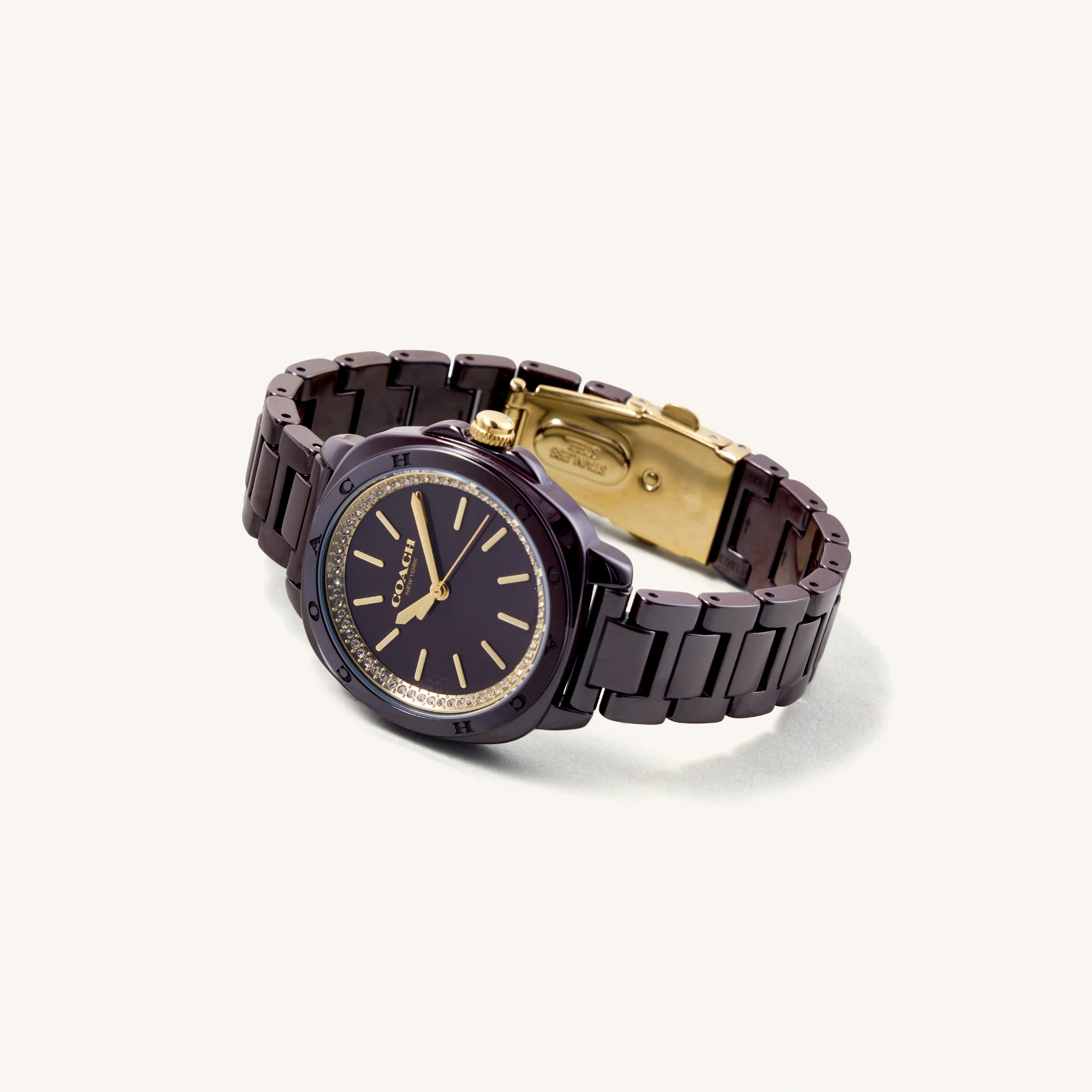 Coach Watch Kitt Burgundy 14504403 - Image 3