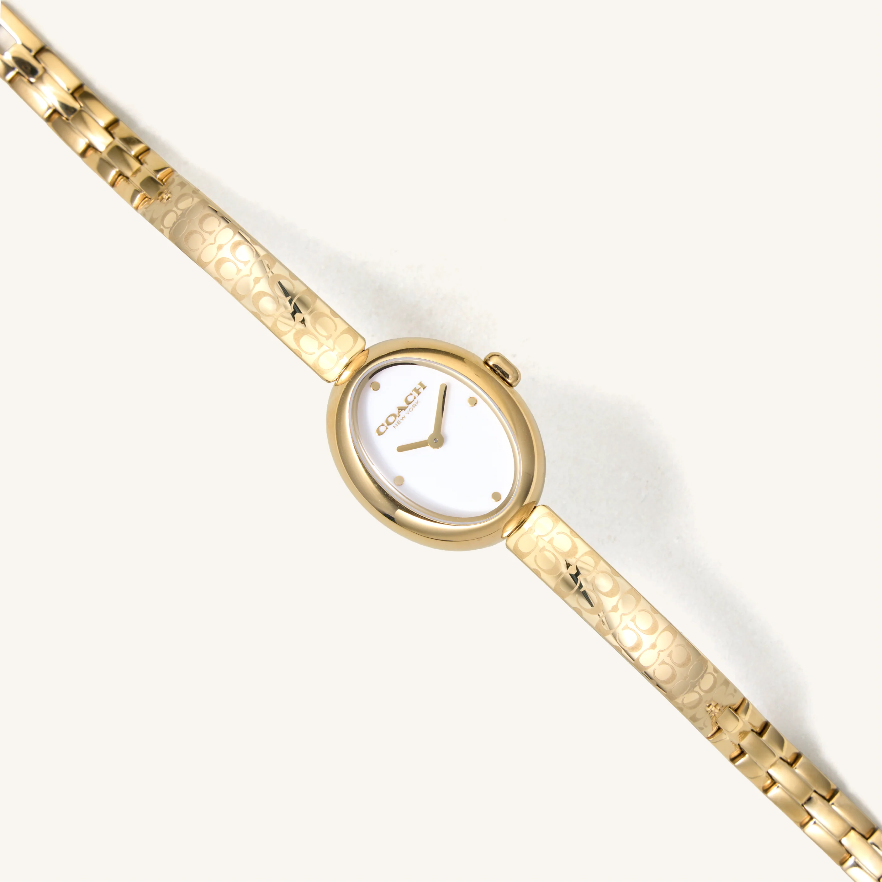 Coach Watch Sammy Gold & White 14504528 - Image 2