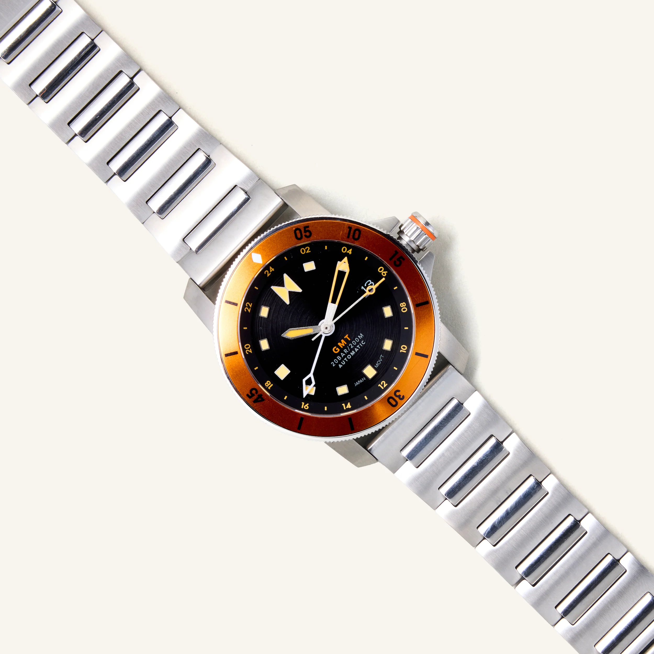 MVMT Watch Cali Diver Automatic - Horizon Orange - Image 2