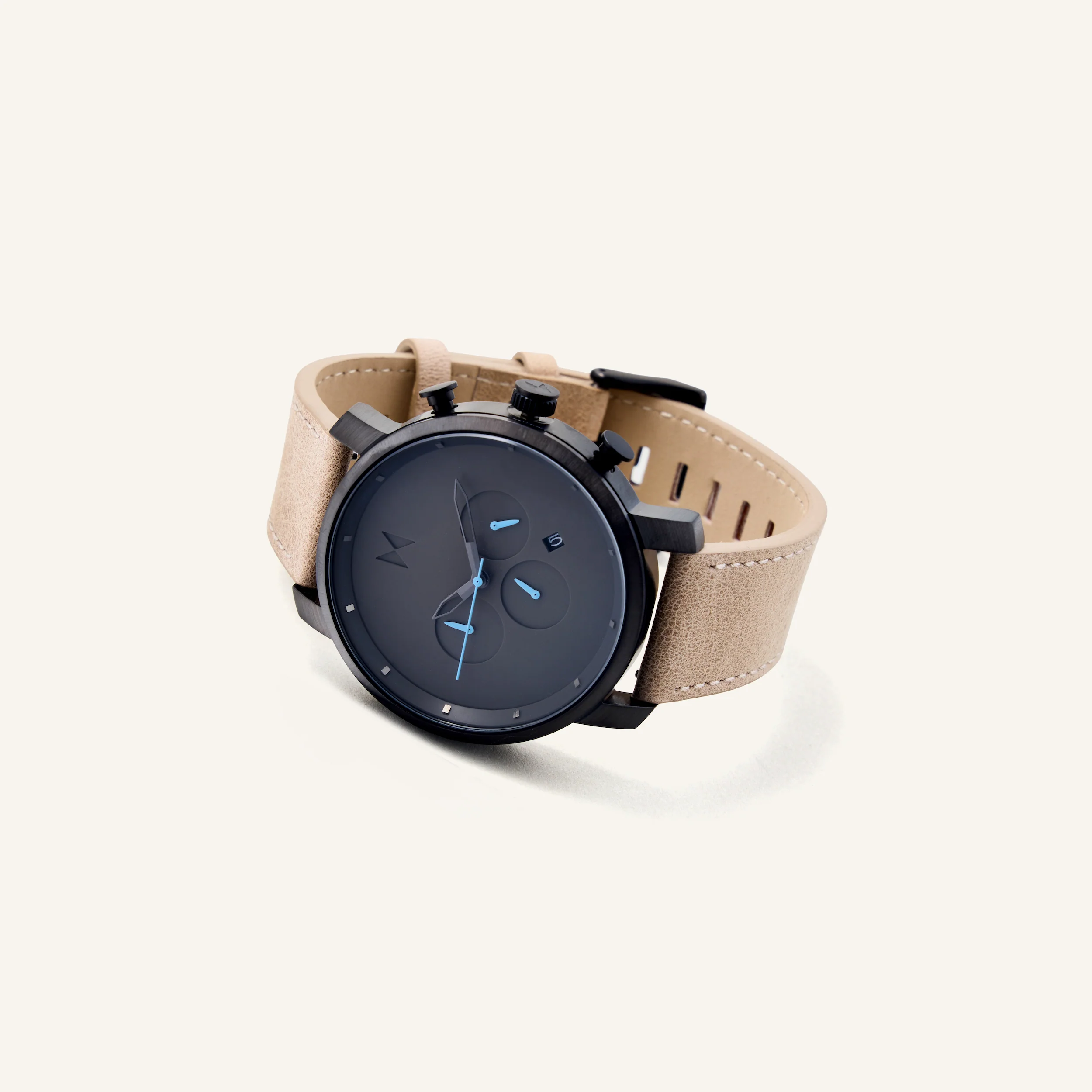 MVMT Watch Chrono Sandstone - Black & Brown - Image 3