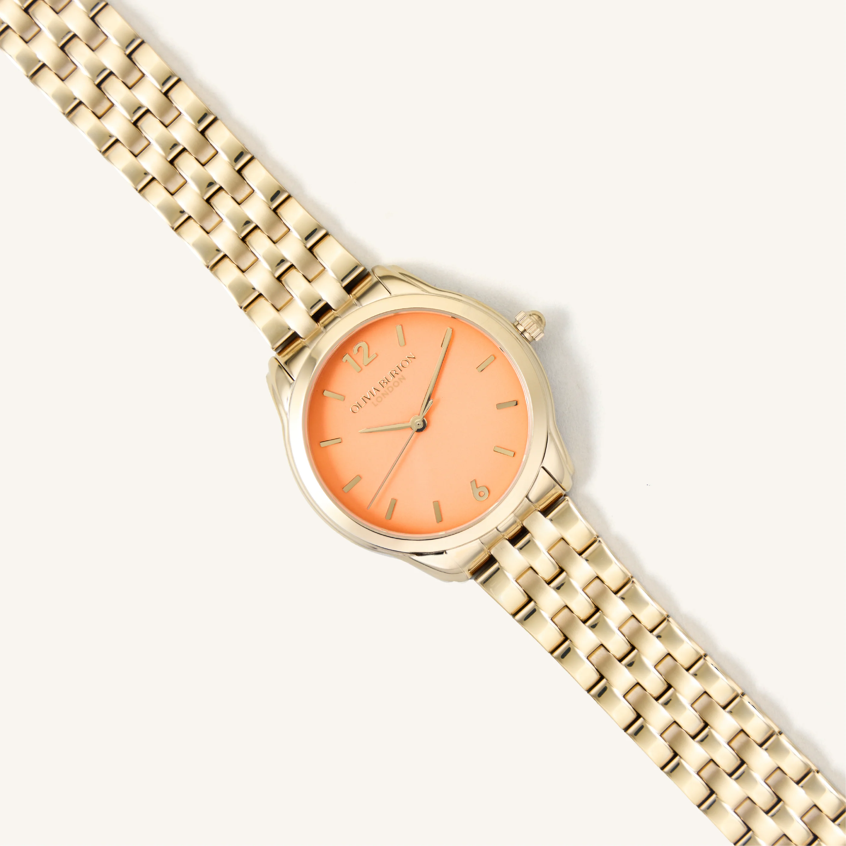 Olivia Burton Watch Classic Starlight Colour Sweet Mandarin & Gold Bracelet 24000158 - Image 2