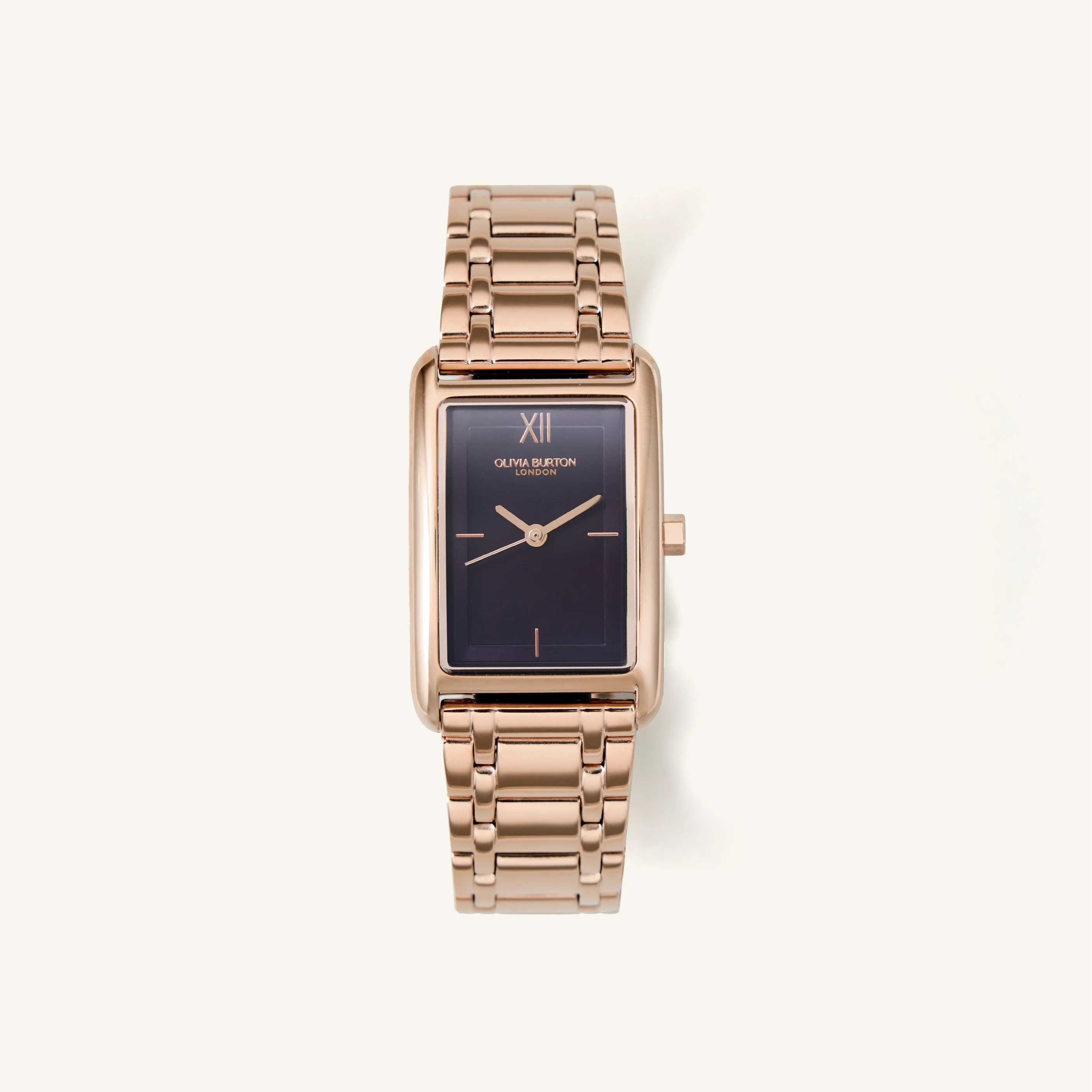 Olivia Burton Watch Grove Midnight Plum & Rose Gold Bracelet 24000196
